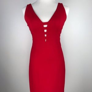 Tootsies Red Cocktail Dress